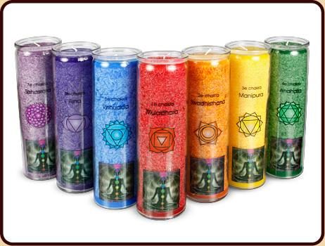 Chakra kaarsen Chakra kaarsen
